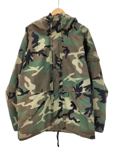 ユーエスアーミー U.S. ARMY 90S COLD WEATHER CAMOFLAGE ECWCS GEN1 コールドウェザー ウッドランドカモ 迷彩柄 ミリタリー マウンテン パーカー ジャケット 1996年製 メンズ  MEDIUM-LONG